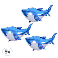 조이파티 대형은박풍선 상어, 블루, 9개