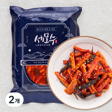 세모수 무말랭이 무침, 1kg, 2개