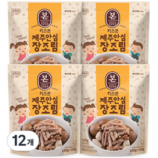 키즈본 제주안심장조림 120g, 12개, 돼지고기