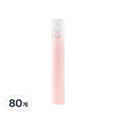 에스피글로벌 장미 한송이 I LOVE YOU 플라워 포장지, 체리 핑크, 80개