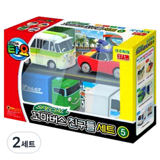 타요 스페셜 꼬마버스 친구들 5 작동완구 세트, 혼합색상, 2세트