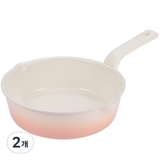 해피콜 인덕션 플렉스팬 블랑 IH 리뉴얼 와이드 프라이팬 스프레드 핑크