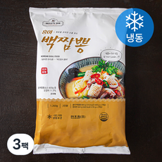 미인중식홍야 홍야 백짬뽕 2인분 (냉동), 1260g, 3팩