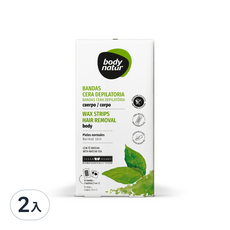 body natur 蜜蠟除毛貼片 手腳用, 16片, 2盒