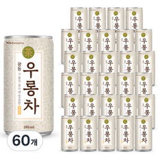광동 우롱차 캔, 60개, 180ml