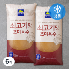 면사랑 쇠고기맛 조미육수 (냉동), 5kg, 6개