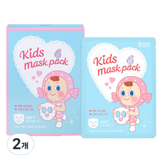 함소아화장품 유아용 마스크팩 10p, 2개