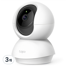 타포 360도 회전형 2K 고화질 스마트 WiFi 홈 카메라 실내용, Tapo C210, 3개