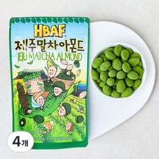바프 제주말차 아몬드, 190g, 4개