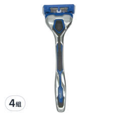 KAI 貝印 axia 潤滑刮鬍刀 附5刀刃, AX-5SE, 4組