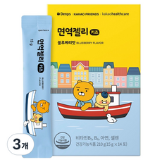 덴프스 카카오 면역젤리 키즈 14p, 210g, 3개