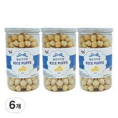 짱죽 헬로 까까짱 라이스 퍼프 아기 과자 50g, 치즈, 6개