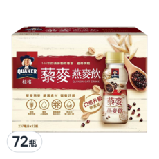 桂格 藜麥燕麥飲, 237ml, 72瓶