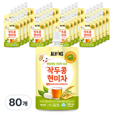 ALVINS 愛彬思 每天養成健康的習慣刀豆糙米茶 100ml, 綠豆糙米茶, 80個