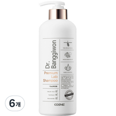 닥터방기원 프리미엄 랩 탈모샴푸, 500ml, 6개