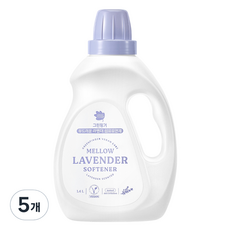 그린핑거 부드러운 라벤더 섬유유연제 본품, 1L, 5개