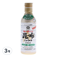 기꼬만 다시마맛 생간장소스, 450ml, 3개