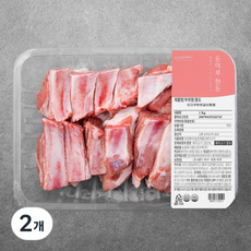 돈마루한돈 갈비 찜용 (냉장), 1kg, 2개