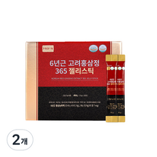 정원삼 6년근 고려홍삼정365 젤리스틱 30p, 450g, 2개