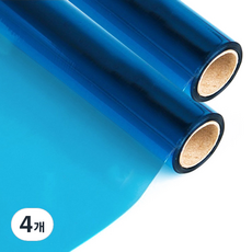 FILMBANK UBIGEO 透明彩色PVC膜 藍色, 4個, 0.3 x 950 x 500 mm