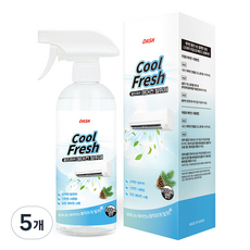 DASH 쿨프레쉬 에어컨 탈취제, 500ml, 5개