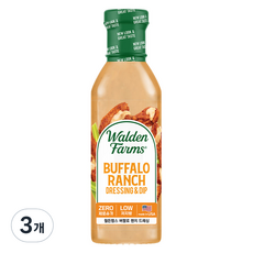 Walden Farms 布法羅牧場調味料, 355ml, 3個