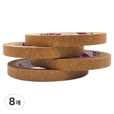 신흥테이프 라바 크라프트 종이 문구테이프 12mm x 25m, 8개 8개