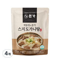 백종원의 본가 스지 도가니탕, 700g, 4개