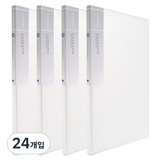 희망사무포인트 내추럴 크리어 화일 30P 내지 고정형, 흰색, 24개입