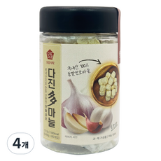 오감식탁 다진다 동결건조 마늘 80p, 4개, 51.2g