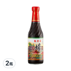 丸莊醬油 香菇素蠔油，500克, 500g, 2瓶