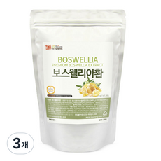 갑당약초 보스웰리아환 실속형 지퍼백, 3개, 200g