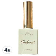SaChia 莎夏 不沾粉霧面上層油膠, 15mL, 4瓶