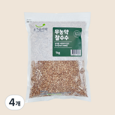 초록숟가락 찰수수쌀, 1kg, 4개
