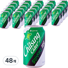 Chilsung Cider Zero, 355毫升, 48個