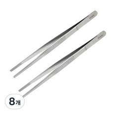 직선 의료용 핀셋 14cm, 8개