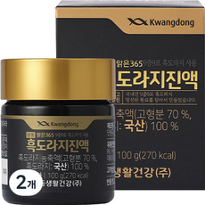 광동 맑은365 흑도라지진액, 100g, 1개입, 2개