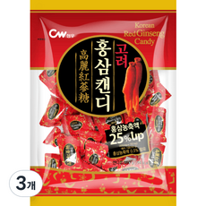 청우 고려 홍삼캔디, 150g, 3개