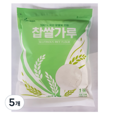 한울식품 찹쌀가루, 1kg, 5개