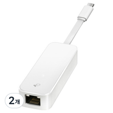 티피링크 USB C to 기가비트 이더넷 네트워크 어댑터, UE300C, 2개