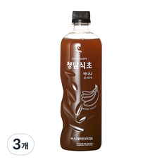 청담식초 바나나식초, 650ml, 3개