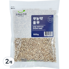 초록숟가락 무농약 율무, 500g, 2개