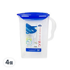 LocknLock 樂扣樂扣 PP多功能水壺, 混色, 3L, 4個
