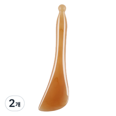Teruwa 眼鼻耳肩頭皮刮痧臉部按摩棒槳, 2個, 單色