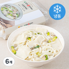 바른식 팔당원조칼제비 시원칼제비 밀키트 (냉동), 485g, 6개
