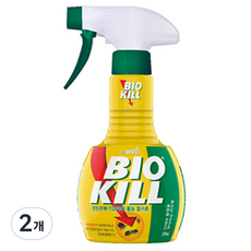 비오킬 캠핑 원예용 날파리 진드기 살충제 2p, 370ml, 2개