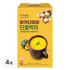 다농원 마카다미아 단호박차, 50개입, 4개, 17g