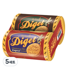 닥터유 다이제 초코 225g +오리지널 194g 번들, 419g, 5개