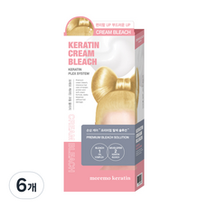 모레모 케라틴 크림 블리치 헤어 탈색제, 90g, 6개