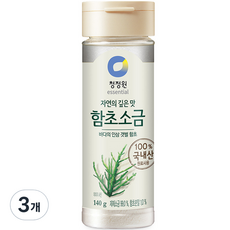 청정원 함초소금, 140g, 3개